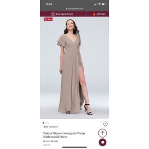 Biscotti Bridesmaid Dress Size 10